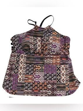 - a.n.a. Multicolor Tankini Too - Like New - Size L